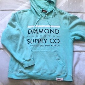 Diamond bright teel sweater